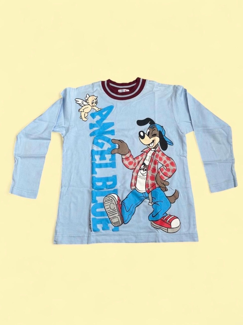 Angel Blue half-sleeve top
